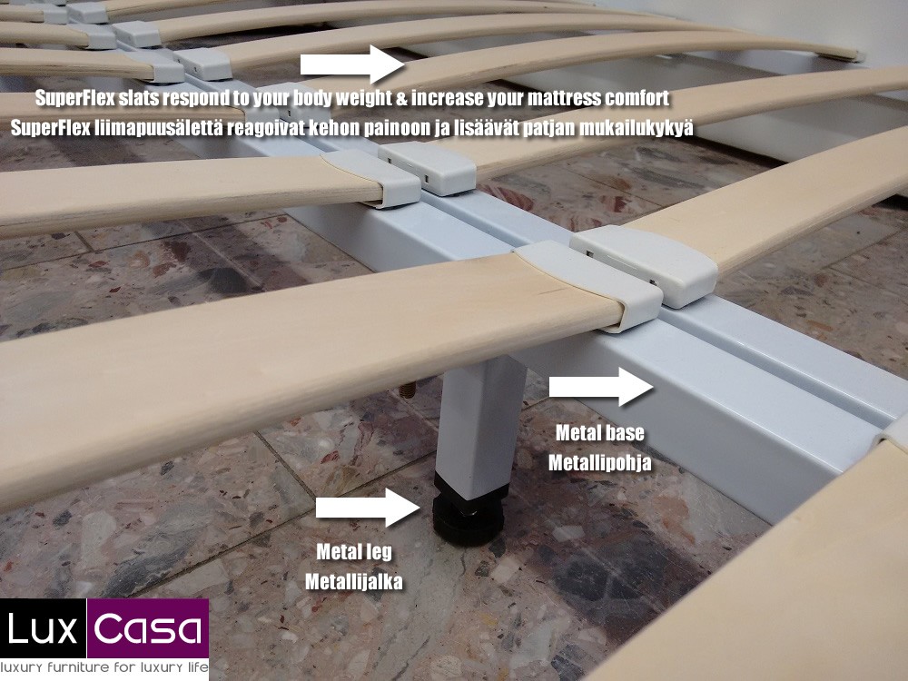 Säng Ronda Lux 160-180 konstläder - Bild 3
